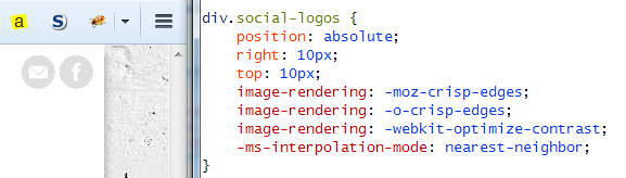 Firefox 34, PNGs downscaled to 50 %, moz-crisp-edges rendering algorithm